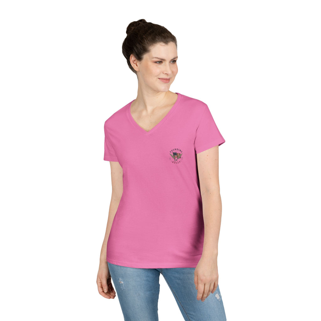 The Shot Heard 'Round The World Ladies V-Neck T-Shirt | 250th Anniversary | Limited Edition