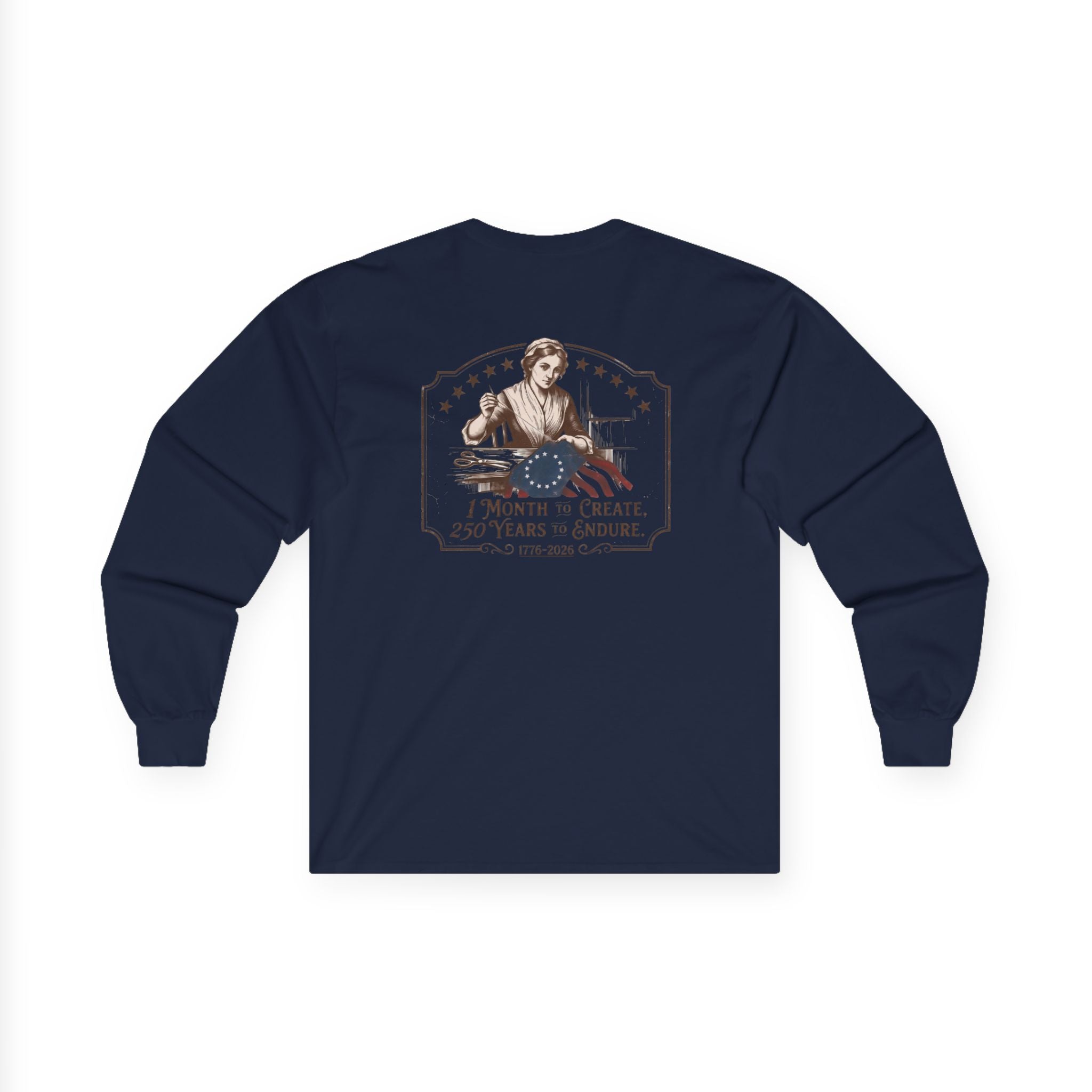 Betsy Ross Flag | 1776-2026, 1 Month to Create 250 Years to Endure, Patriotic Americana