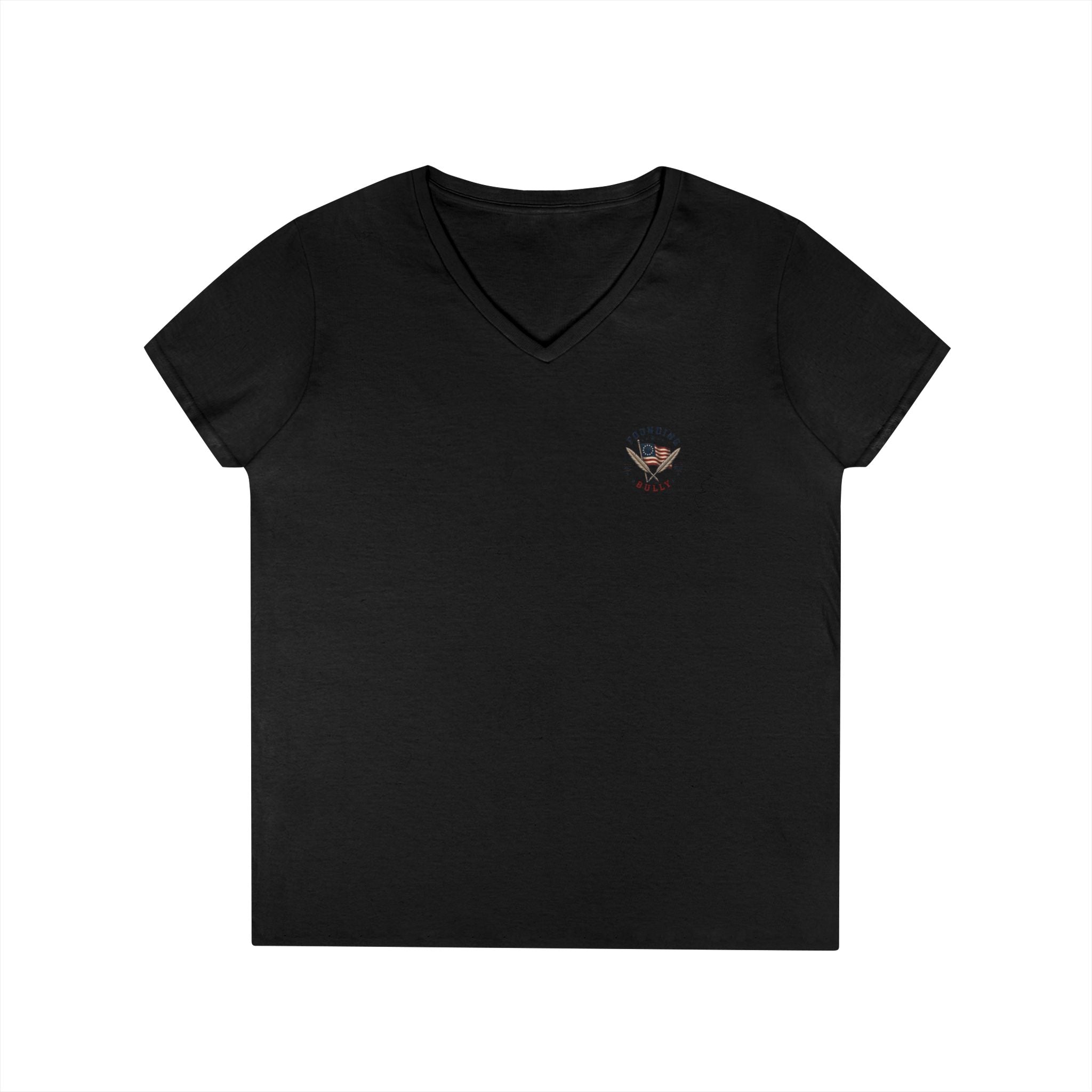 Fivty-Six Names. One Inkwell | Ladies V-Neck T-Shirt | 250th Anniversary | Limited Edition